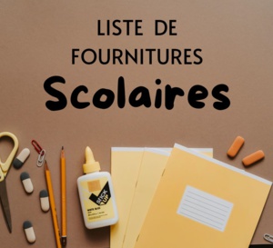 Liste fournitures Ecole Primaire Brassens et Collége Saint Ciers 2024/2025